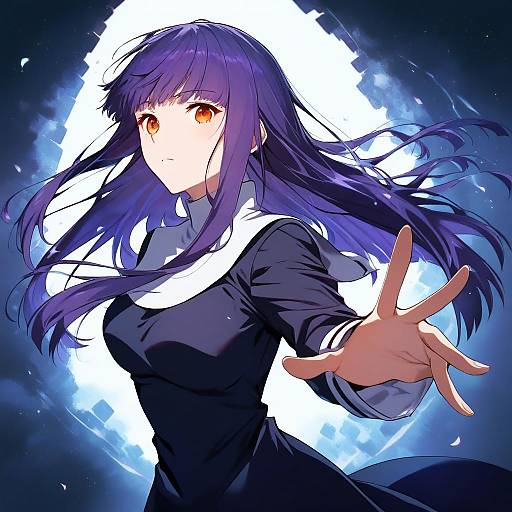 Illustration of Asagami fujino, kara no kyoukai in the style of Mel/a