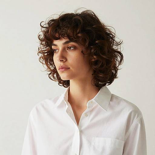 Disconnected Quiff on Female Model