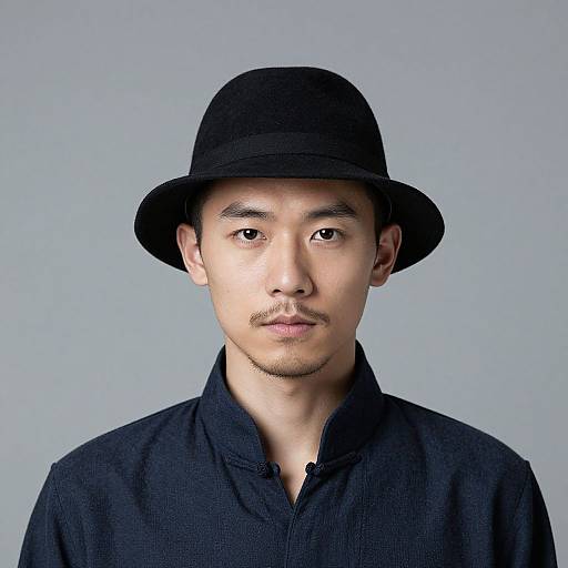 Realistic Portrait of Chinese Male