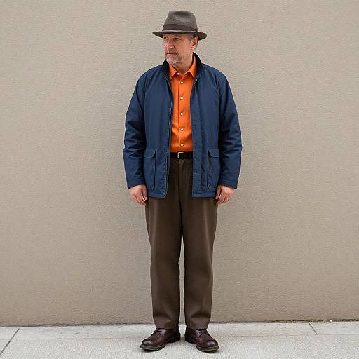 Man in Casual Colorful Outfit