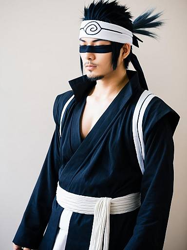 Man Cosplaying as Zabuza Momochi