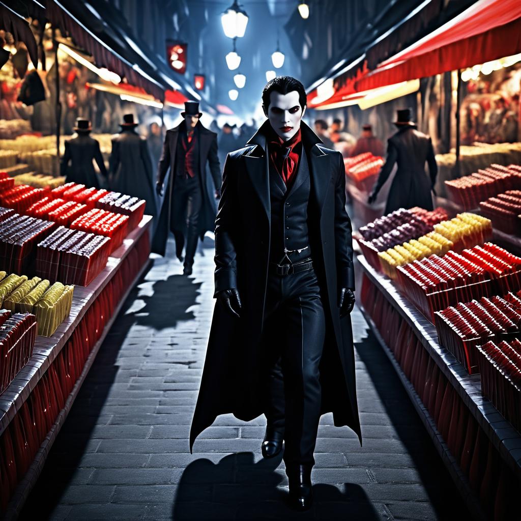 Cinematic Vampire Stalking in Market