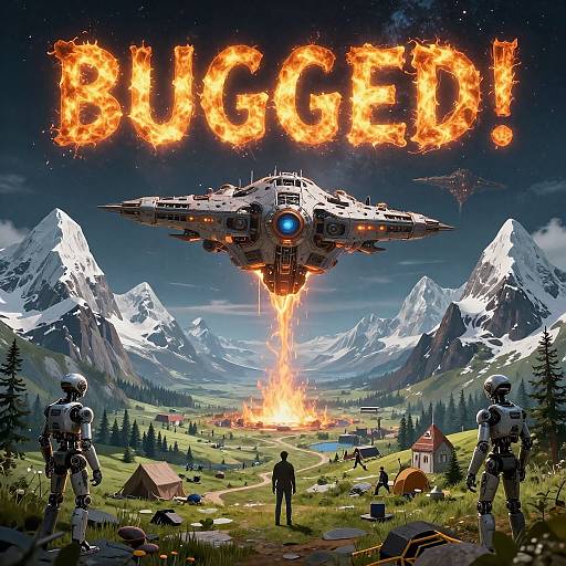 Hyper Detailed Robotic Themyscira Scene