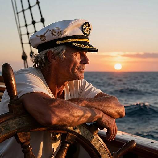 Hyper-Realistic Portrait of Esteemed Sailor