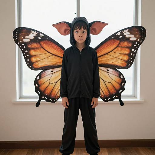 Male with Big Ears and Wings Costume