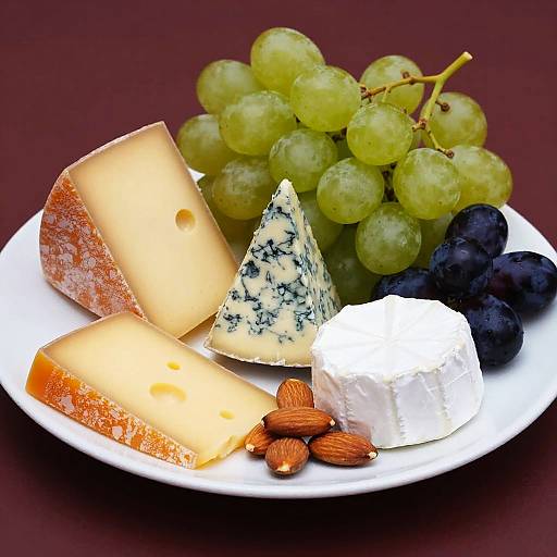 Cheese and Fruit Platter Photography