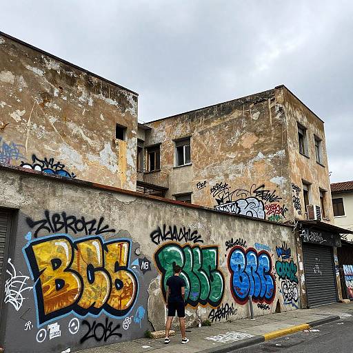 Urban Realism with Graffiti Walls