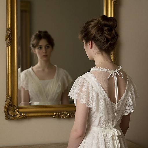 Vintage Elegance in White Lace