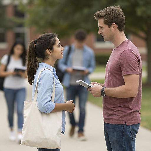 College Campus Student Conversation Snapshot