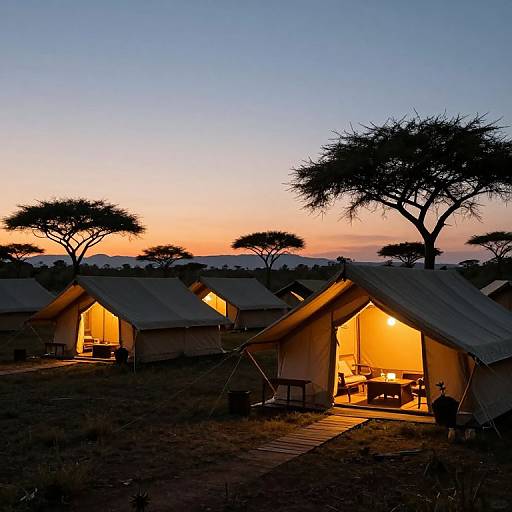 Twilight Safari Tents in Serenity