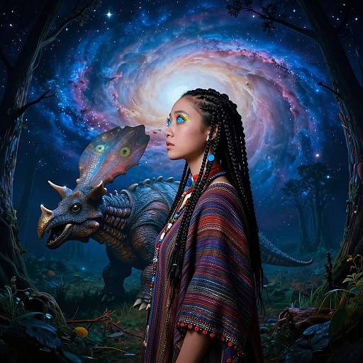 Artistic Cinematic Korean Gypsy Portrait