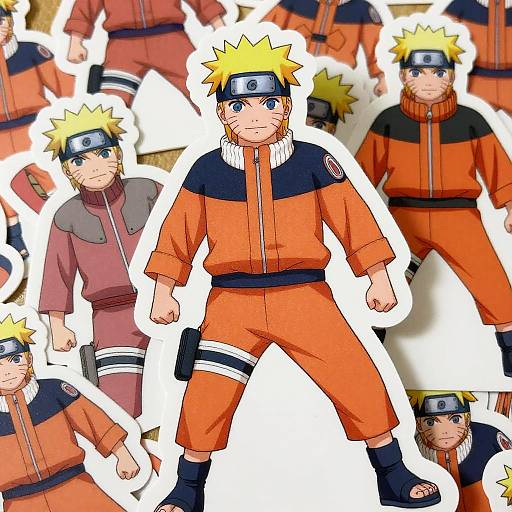 Japanese Style Naruto & Shikamaru Stickers
