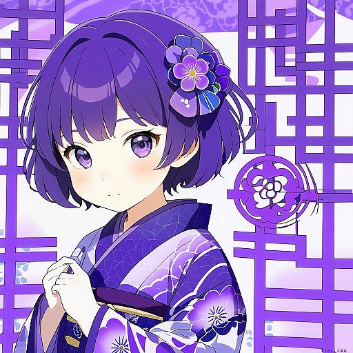 Illustration of Haruka (new year) (blue archive), blue archive in the style of Taisa (kari)