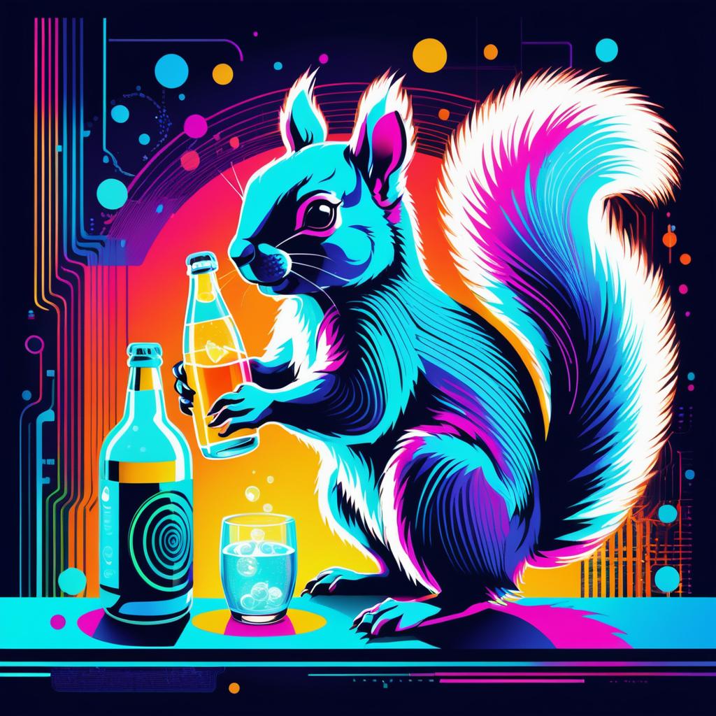 Cyber Squirrel: Experimental Pop-Art Adventure