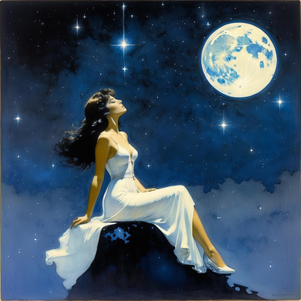 Longing Starry Night by Jeffrey Catherine Jones