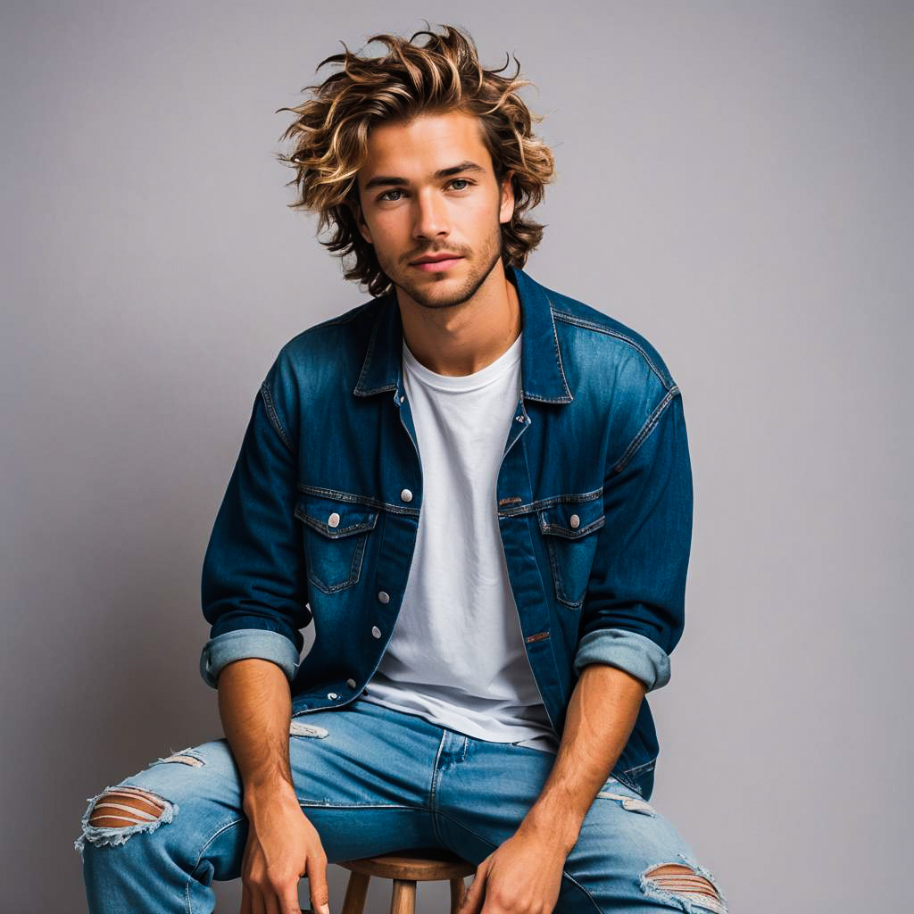 Edgy Skateboarder Photoshoot in Studio