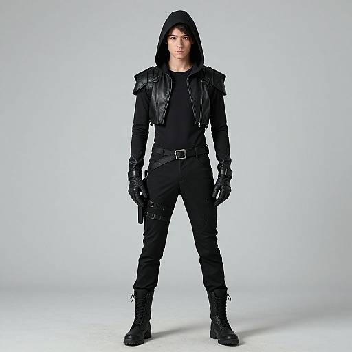 Post Apocalyptic Male Costume Portrait