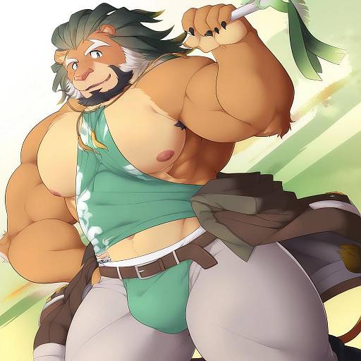 Illustration of Arsalan (housamo), tokyo afterschool summoners in the style of Neko majin