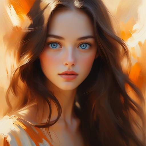 Ethereal Portrait of a Young Woman