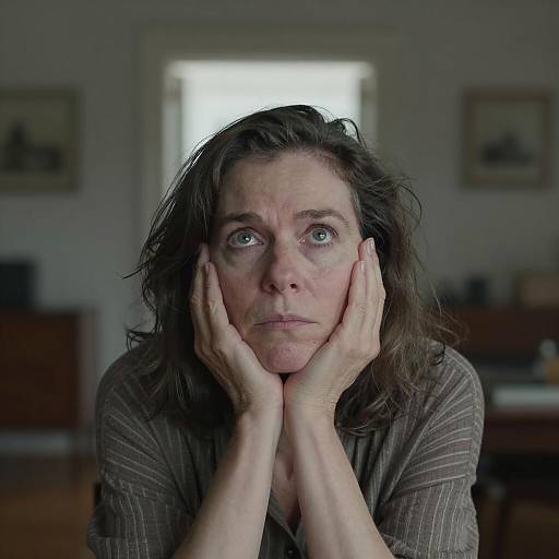 Contemplative Middle-Aged Woman Portrait