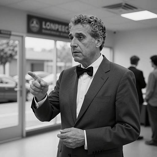 Classic Monochrome Portrait of a Gentleman