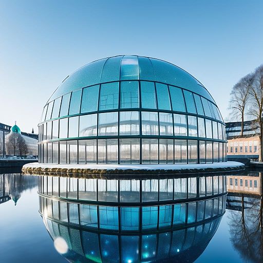 Stunning Glass Greenhouse in Scandinavian City Stunning Glass Greenhouse in Scandinavian City