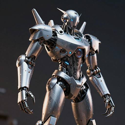 Photorealistic Futuristic Robot Masterpiece