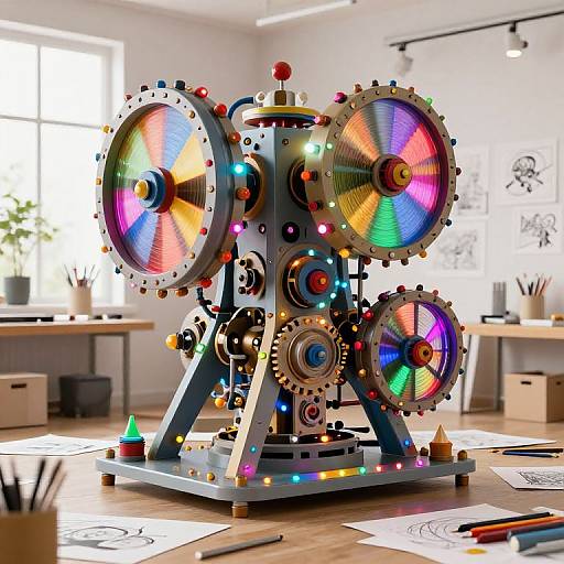 Intricate Mechanical Prompt Generator