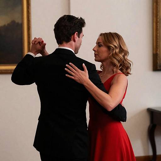 Intimate Dance Under Soft Light