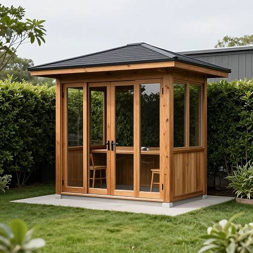 Modern Wooden Garden Office Retreat