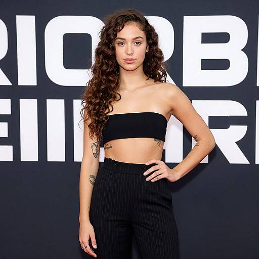 Portrait of Young Woman with Tattoos