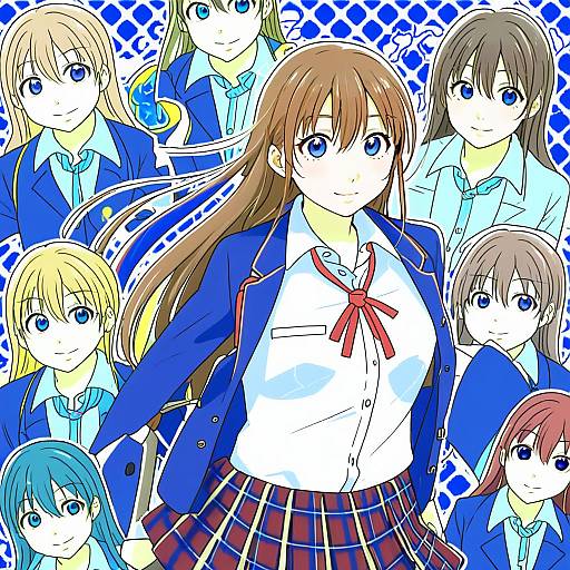 Illustration of Anzu (ensemble stars!), ensemble stars! in the style of Tsuzuri (tuzuri)