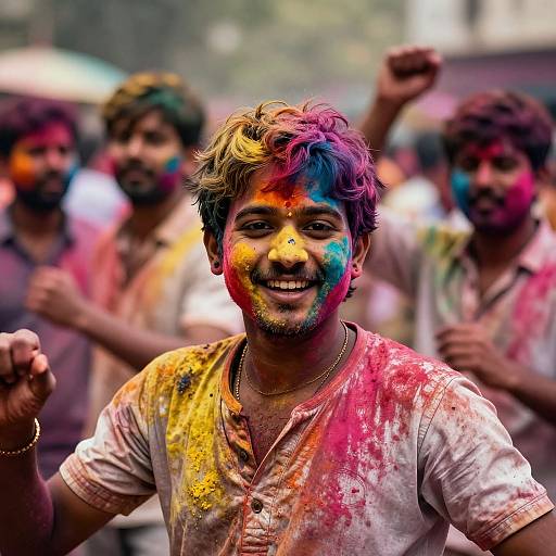 Cinematic Holi Festival Celebration
