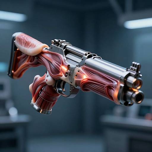 Bioengineered Flesh Gun Close-Up