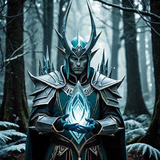 Aeldari Farseer in Translucent Soulstone Armor