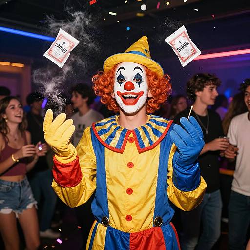 Cocaine Clown Juggling Powder Packets