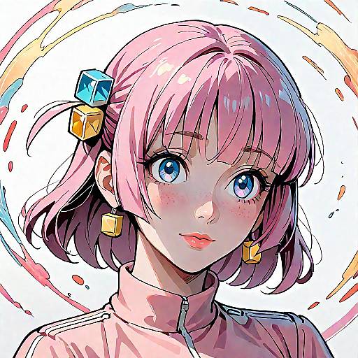 Bocchi the Rock! Pink-Haired Hitori Wallpaper