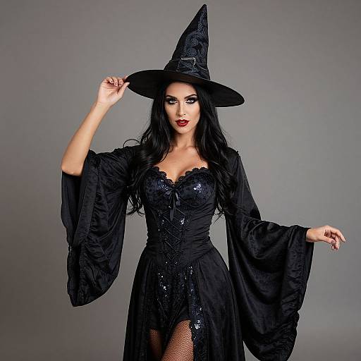 Midnight Sorceress Witch Costume