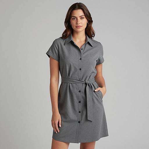 Stylish Woman in Trendy Work Attire