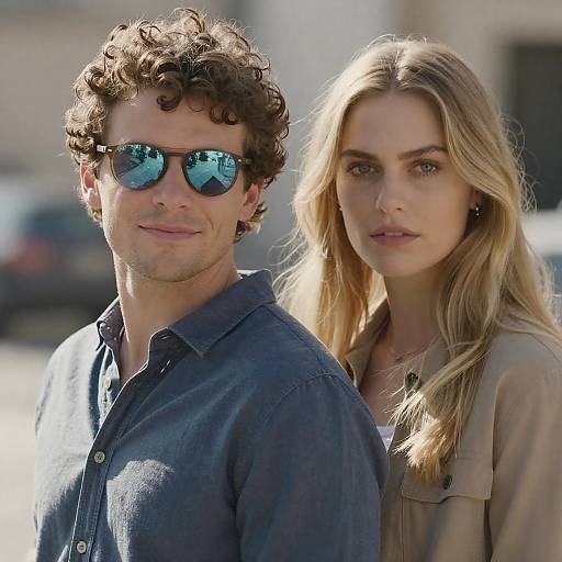 Outdoor Portrait of a Couple in Soft Light