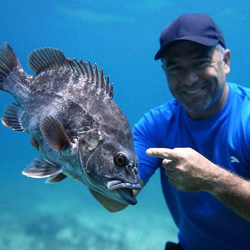 Underwater Portrait with Fish Encounter