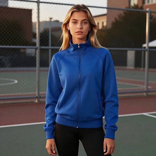 Athletic Teen Girl Urban Basketball Portrait