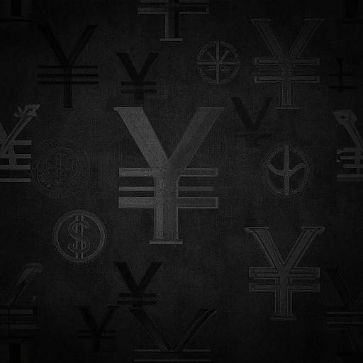 Elegant Black Money Wallpaper Design