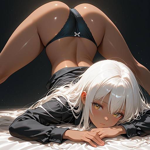 Jack-O' Challenge: White-Haired Dark Beauty