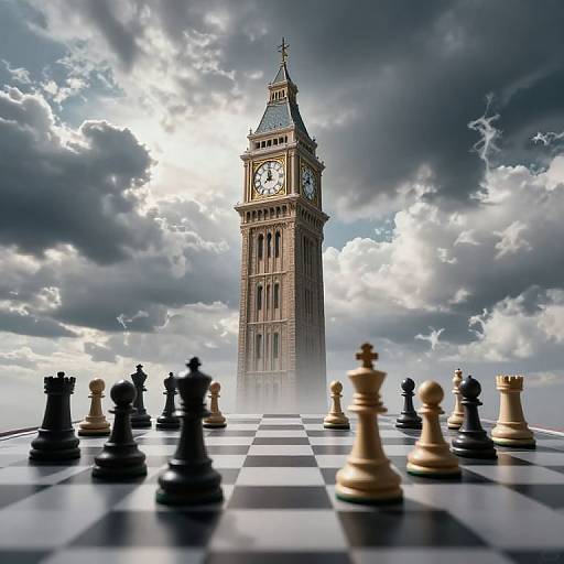 Timeless Chess on Floating Board