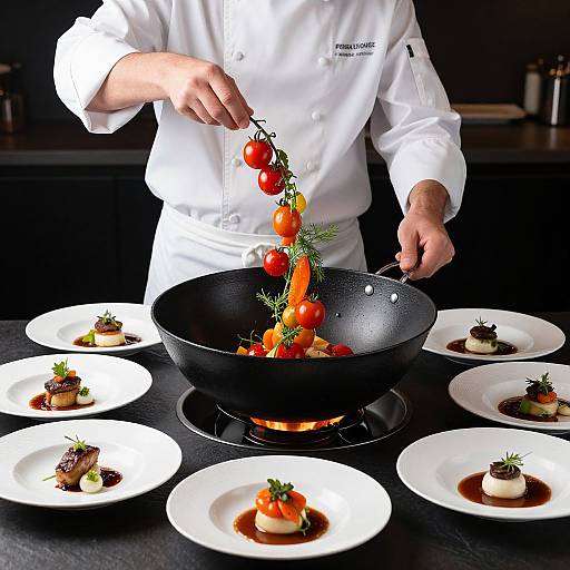 Chef Tosses Ingredients into Black Hole Cauldron