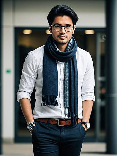 Smart Casual Interview Male Portrait