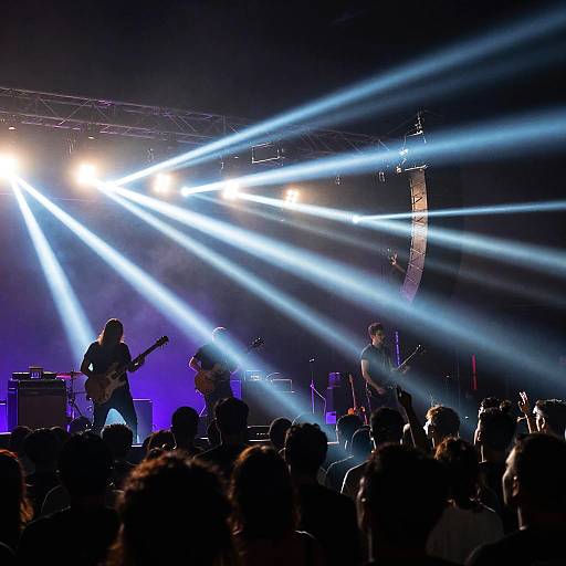 Dynamic Strobe-Lit Rock Concert