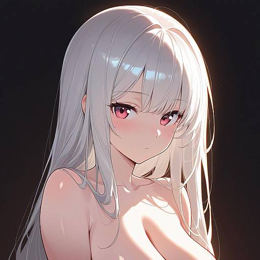 Stunning Portrait of a Starry-Eyed Girl