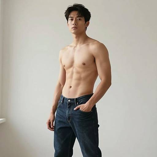 Confident Male Pose Reference Photography